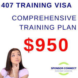 Comprehensive Training Plan Training Visa 407