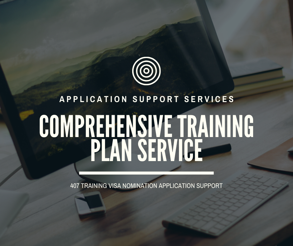 Training Plan Training Visa 407