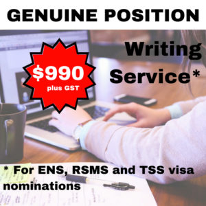 genuine position writing service