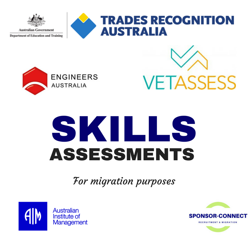 Skills Assessments for migration purposes